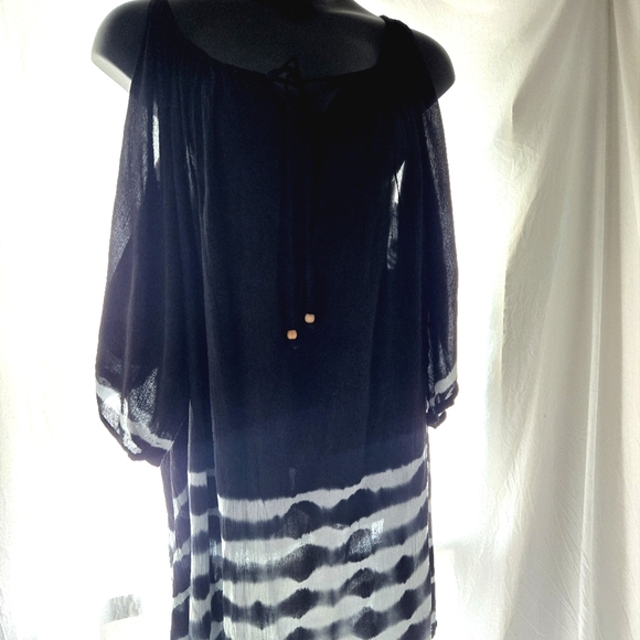 Tye Dye Cold Shoulder Tunic - Picture 1 of 11